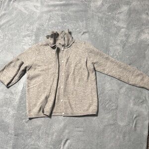 Women's Classic Tan Button-Up Cardigan